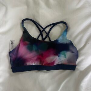 Athleta Girl Multicolored Cross Back Sports Bra
